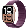 Часы Apple Watch Series 10 46mm Rose Gold Aluminium Case GPS Sport Loop Plum 100_100_639901