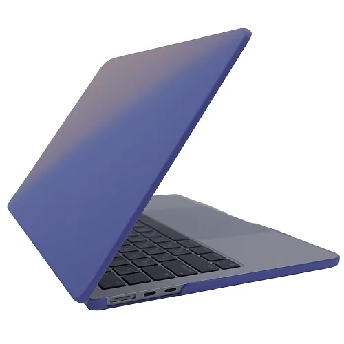 Чехол DDC Rainbow Case на MacBook Pro 13.3 Бежевый/Синий 250_100_130689