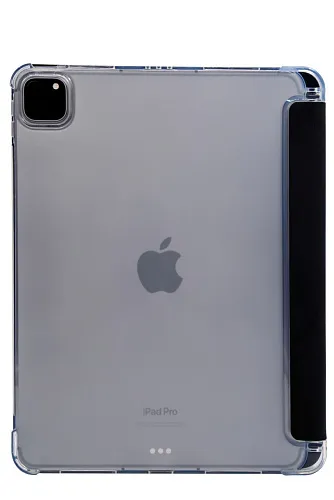 Прозрачный чехол-книжка для iPad Pro 12.9 с тройным загибом Черный 250_100_121749