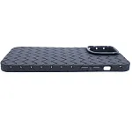Плетеный Силиконовый чехол для iPhone 14 Pro Черный 250_100_532295
