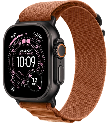 Часы Apple Watch Ultra 3 49mm Titanium Case Black / Alpine Loop Terra Cotta S 400_400_551020