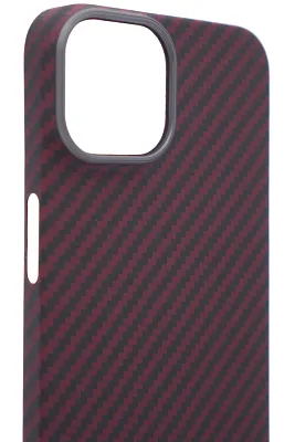 Карбоновый чехол для iPhone 14 KZDOO Kevlar Красный 400_400_119542