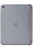 Прозрачный чехол-книжка для iPad 10 с тройным загибом Розовый 100_100_121600