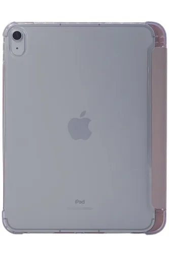 Прозрачный чехол-книжка для iPad Air 4/5 10.9 с тройным загибом Розовый 250_100_121644