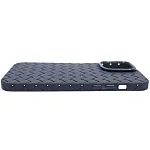 Плетеный Силиконовый чехол для iPhone 14 Pro Max Черный 250_100_532289