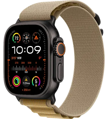 Часы Apple Watch Ultra 2 49mm Black Titanium Case GPS+Cellular Alpine Loop Tan S 400_400_191296