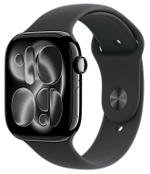 Часы Apple Watch Series 11 42mm Jet Black Aluminium Case GPS Sport Band Black S/M 500_191_526516