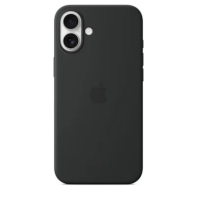 Чехол для iPhone 16 Plus Silicone Case with MagSafe - Black 400_400_534376
