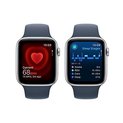 Часы Apple Watch Series SE 2023 40mm Aluminium Case GPS Sport Band Storm Blue M/L 400_400_640396