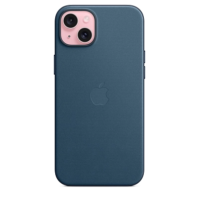Чехол Apple iPhone 15 FineWoven Case with MagSafe - Pacific Blue 400_400_641440