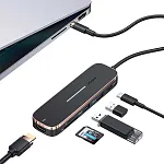 USB-концентратор Usams Type-C HUB (2USB+HDMI+Micro SD+SD) US-SJ575 250_100_118837