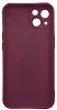 Силиконовый чехол для iPhone 14 Plus с 3D мишкой Бордовый 100_100_532363