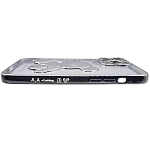 Чехол для iPhone 13 Pro прозрачный с 3D мишкой Серебристый 250_100_533496