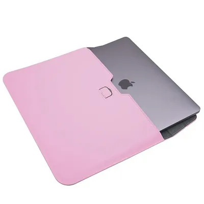 Кожаная сумка-чехол DDC Sleeve with Stand на MacBook 13/14.2 Розовый 400_400_131356