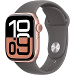 Часы Apple Watch Series 10 46mm Rose Gold Aluminium Case GPS Sport Band Stone Gray M/L 250_100_150273