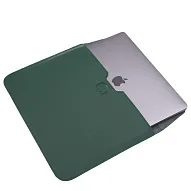 Кожаная сумка-чехол DDC Sleeve with Stand на MacBook 15/16.2 Зеленый 500_191_131501