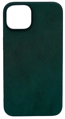 Чехол алькантара для iPhone 14 Plus Зеленый 400_400_533316
