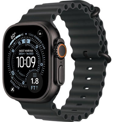 Часы Apple Watch Ultra 3 49mm Titanium Case Black / Ocean Band Black 400_400_551026