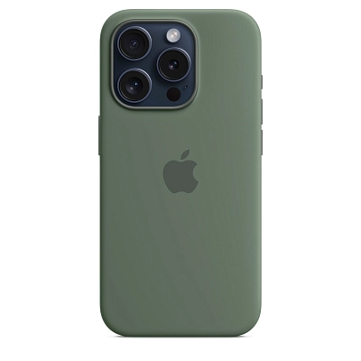 Чехол для iPhone 15 Pro Max Silicone Case with MagSafe - Cypress 400_400_534303
