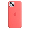 Чехол Apple iPhone 15 Silicone Case with MagSafe - Guava 100_100_761739