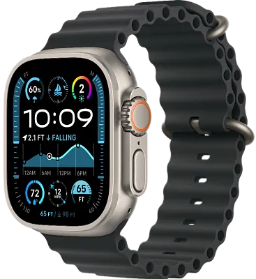 Часы Apple Watch Ultra 2 49mm Titanium Case GPS+Cellular Ocean Band Black 400_400_191431
