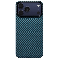 Чехол для iPhone 17 Pro Pitaka Classic PitaTap Ultra-Slim Case - Black/Blue 500_191_551793