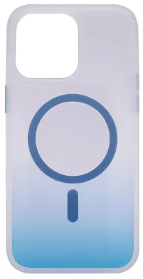 Чехол для iPhone 14 Pro с MagSafe матовый градиент Синий 400_400_534132