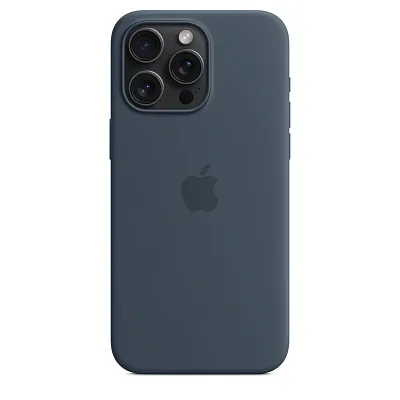 Чехол для iPhone 15 Pro Max Silicone Case with MagSafe - Storm Blue 400_400_124708