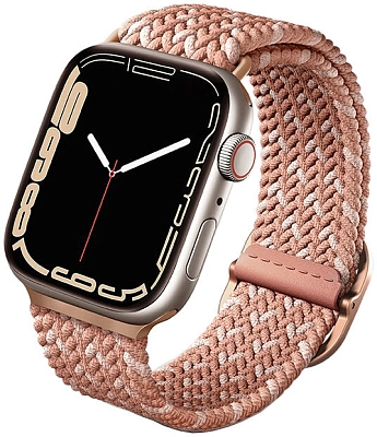 Ремешок Uniq Aspen DE для Apple Watch 41/40/38 мм - Pink 400_400_644280