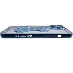 Чехол для iPhone 13 Pro Max прозрачный с 3D мишкой Голубой 250_100_533421