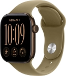 Часы Apple Watch Series 12 46mm Aluminium Case GPS Dark Bronze Sport Band Olive M/L 250_100_851765