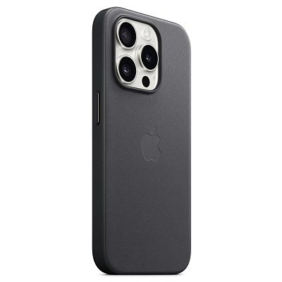 Чехол Apple iPhone 15 Pro FineWoven Case with MagSafe - Black 400_400_641551
