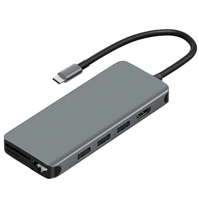 USB-концентратор WiWU ALPHA 12 in 1 USB-C Hub 400_400_118845
