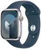 Часы Apple Watch Series 9 41mm Silver Aluminium Case Sport Band Storm Blue S/M 100_100_110533