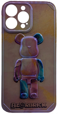 Чехол для iPhone 13 Pro Max с 3D мишкой Голографический 400_400_533449