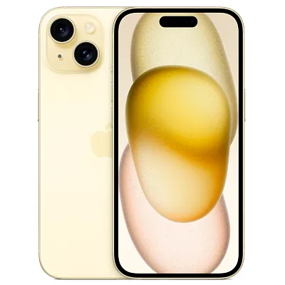 Смартфон Apple iPhone 15 128GB eSim Yellow 400_400_116225
