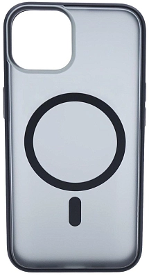 Чехол для iPhone 14 Plus матовый с MagSafe Черный 400_400_533750