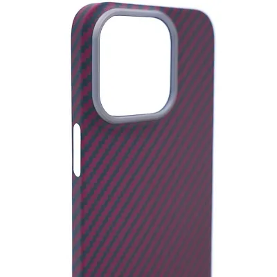Карбоновый чехол для iPhone 14 Pro KZDOO Kevlar Красный 400_400_137551