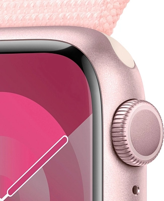 Часы Apple Watch Series 9 41mm Aluminium Case Sport Loop Pink 400_400_640223