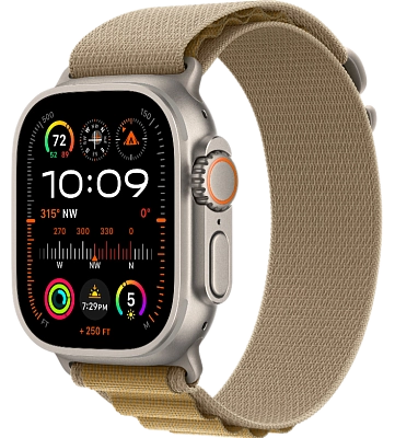 Часы Apple Watch Ultra 2 49mm Titanium Case GPS+Cellular Alpine Loop Tan S 400_400_640765