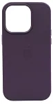 Чехол для iPhone 14 Pro кожаный с MagSafe Темно-фиолетовый 250_100_534056