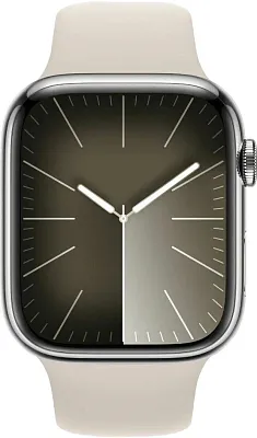 Часы Apple Watch Series 9 41mm Silver Stainless Steel Case Starlight  400_400_117780