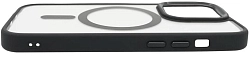Чехол прозрачный с цветным бортиком MagSafe iPhone 14 Pro Черный 250_100_642429