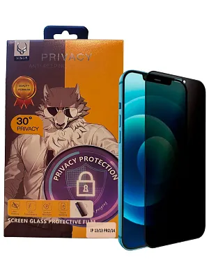 Защитное стекло M&OK Антишпион для iPhone 13/13 Pro/14 400_400_119309