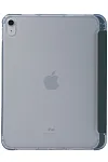 Прозрачный чехол-книжка для iPad Air 4/5 10.9 с тройным загибом Темно-зеленый 250_100_121655