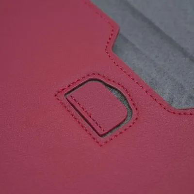 Кожаная сумка-чехол DDC Sleeve with Stand на MacBook 15/16.2 Бордовый 400_400_131648