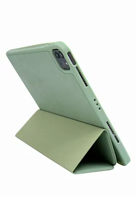 Чехол-книжка для iPad Pro 11 3 загиба силиконовый с рамкой Зеленый 400_400_125749