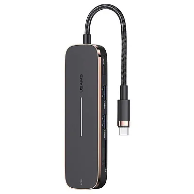 USB-концентратор Usams Type-C HUB (3USB+HDMI+Type-C) US-SJ578 400_400_118843