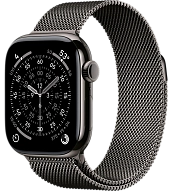 Часы Apple Watch Series 11 42mm Titanium Case Milanese Loop Slate 500_191_550971