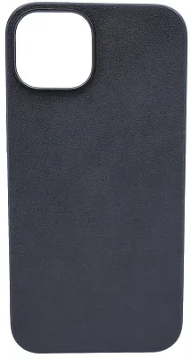 Чехол алькантара для iPhone 14 Черный 400_400_132008